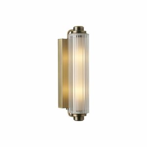 Nordlux Nimal Double seinävalaisin antiikkimessinki IP44