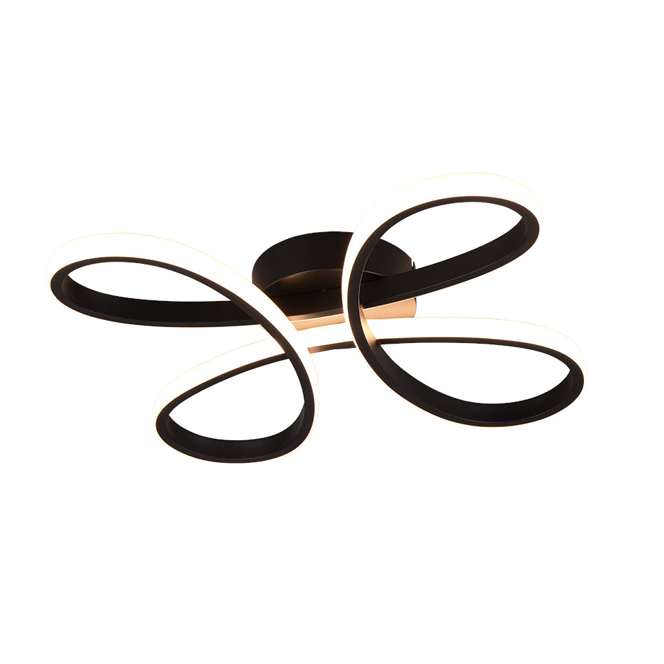 Fly kattovalaisin LED 40 cm 3-step musta