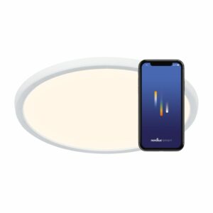 Nordlux Oja Smart 60 cm LED-plafondi valkoinen (CCT)