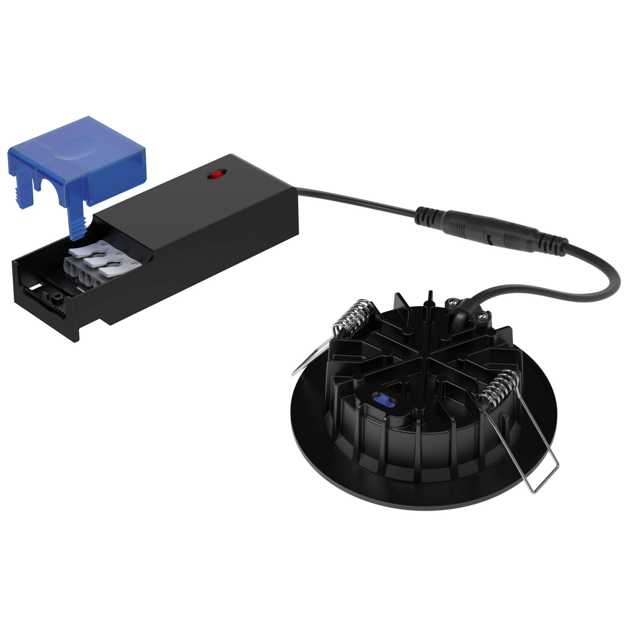 Onno LED-alasvalo musta CCT/DIM/DIP IP44 - Image 3