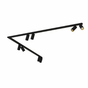E.Lite Mono kulma kohdevalaisin 8-os. 300 cm musta/kulta