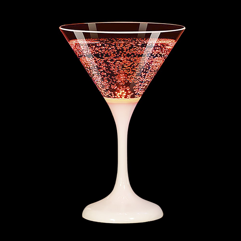 Unison Cocktaillasi valolla punainen