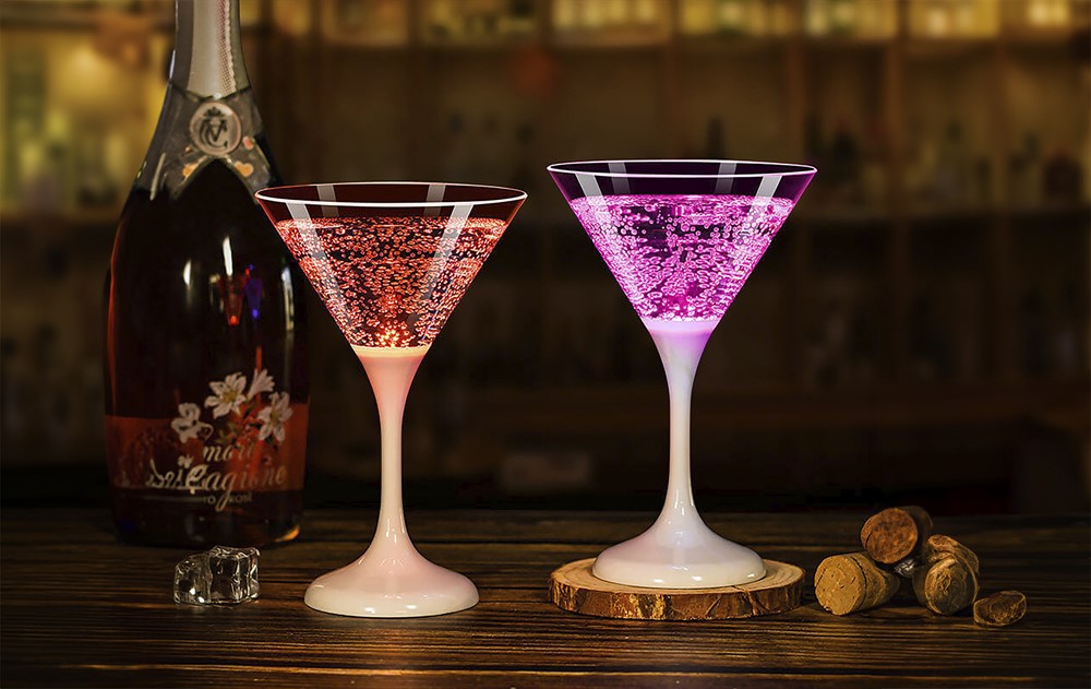 Unison Cocktaillasi valolla punainen - Image 3