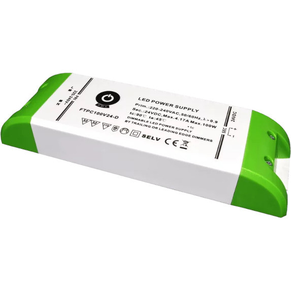 LED-muuntaja 24V 150W (IP20) himmennettävä