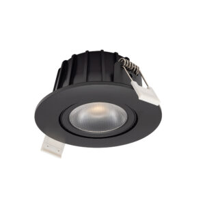 Orient LED-alasvalo himmennettävä musta