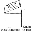 AT2000 Saranakupu kuutiokupu 200x200mm - Image 4
