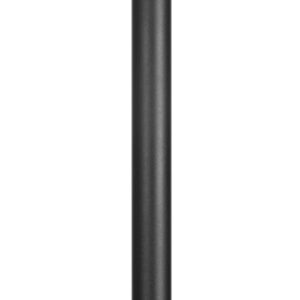 Valaisinpylväs musta muovia Ø60mm 1200mm