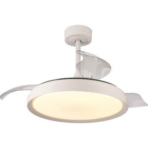 Mantra Mistral LED-kattotuuletin 106cm 3200lm valkoinen