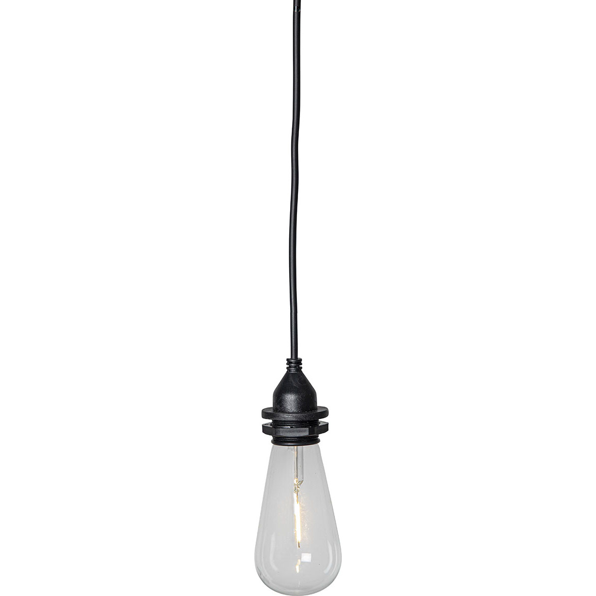 Aurinkokennovalaisin Johtosarja E27 musta - Image 4