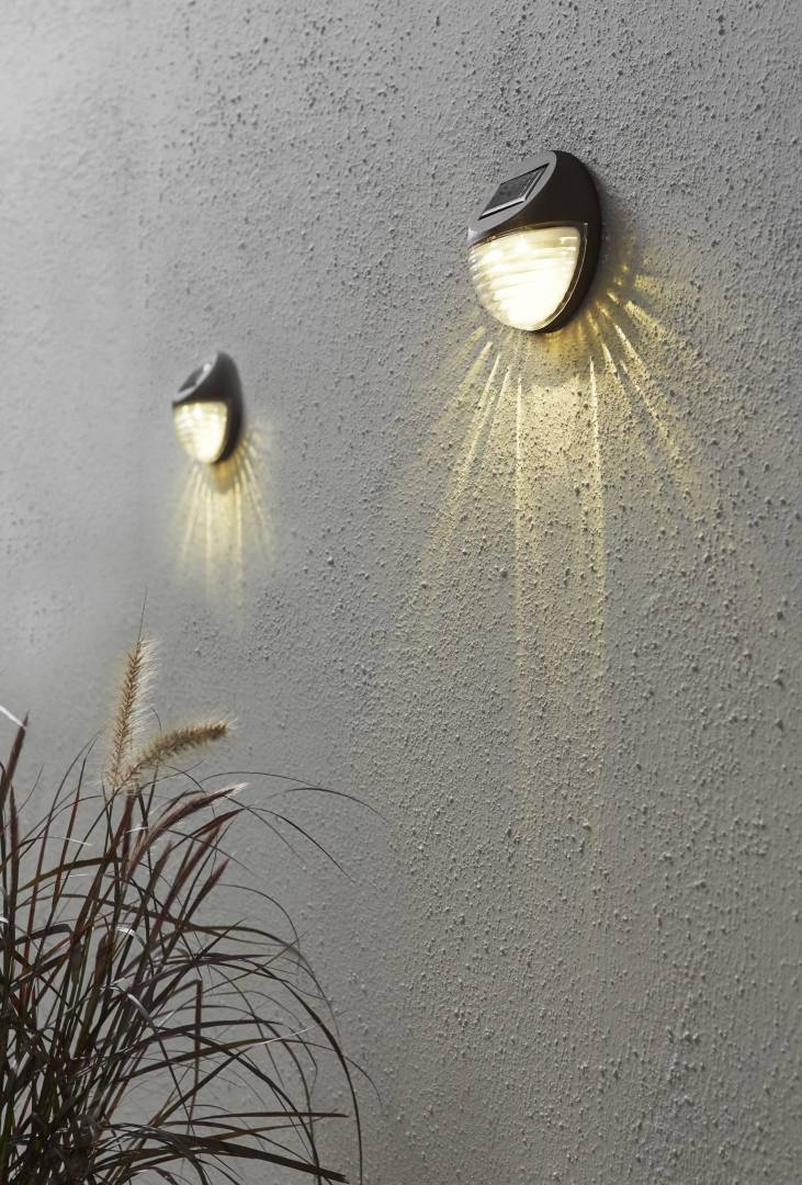 Aurinkokennovalaisin seinävalaisin Fency (3 kpl) - Image 2