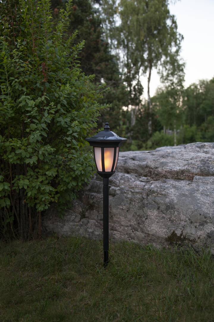 Aurinkokennovalaisin Flame (muunneltava) musta - Image 3