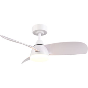Helsinki LED-kattotuuletin 90cm 2500lm CCT valkoinen