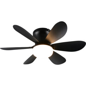 Lund LED-kattotuuletin 53cm 850lm CCT musta