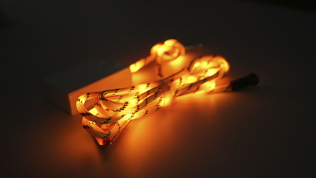 Camprope köysi led-valoilla oranssi 5m - Image 11