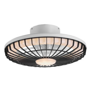 Focuslight Milano LED 48 cm kattotuuletinvalaisin musta