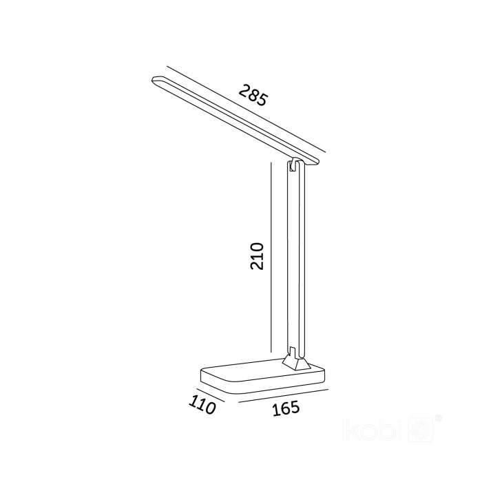 Noblite RGBW LED 7W 3CCT pöytävalaisin valkoinen - Image 6
