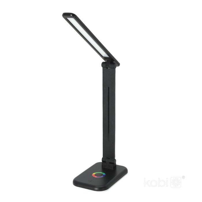 Noblite RGBW LED 7W 3CCT pöytävalaisin musta