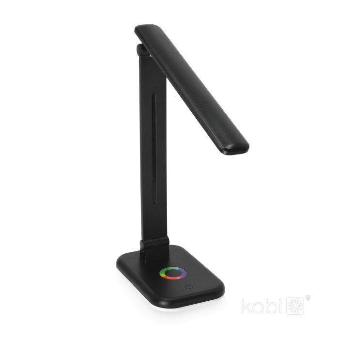 Noblite RGBW LED 7W 3CCT pöytävalaisin musta - Image 3