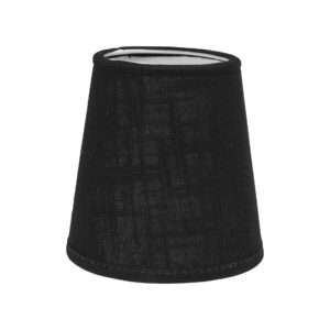 Kruunuvarjostin Queen Franza musta 10 cm