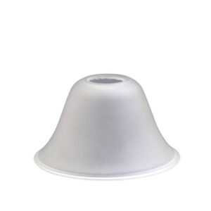Lasikupu 17 cm läpikuultava vaalea