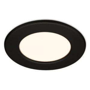 LED-alasvalo 6 W 600 lm Ø115 mm musta